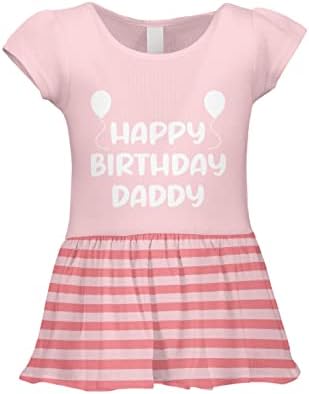 Haase ללא הגבלה יום הולדת שמח אבא - אבא BDay תינוקת/פעוט שמלת צלעות תינוק