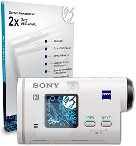 מגן מסך ברוני התואם לסרט מגן Sony HDR-AS200, סרט מגן ברור