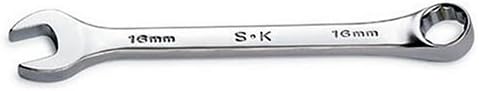 SK כלים מקצועיים 86255 15 חלקים עם 12 נקודות שבר שבר רגיל שברו מפתח ברגים-גימור Superkrome, סט של 15 ברגים