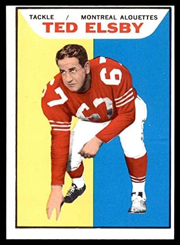1965 Topps 65 TED Elsby Montreal Alouettes Ex Alouettes Brantford