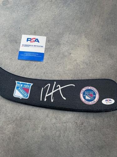 ראיין סטרום ניו יורק ריינג'רס חתום על חתימות הוקי מקל עם PSA COA - מקלות NHL עם חתימה