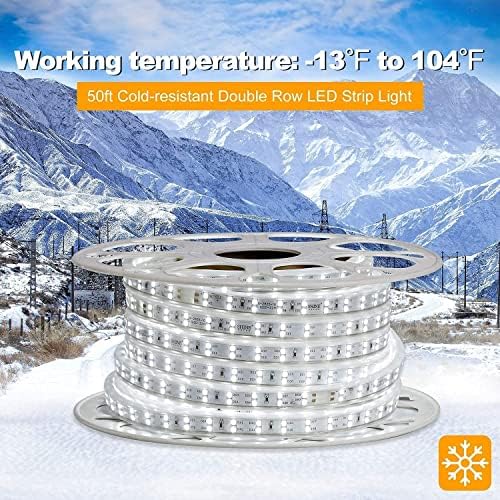 מוצרי חבילה של Decor Decor של Dimmer Pack עם ערכת אור רצועה לבנה של 15 מטר/50ft LED