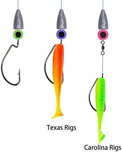 ערכת פיתוי דיג מעוצבת עם ווים משקולות כיור חרוזי דיג עבור קרולינה אסדת טקסס ערכה לאביזרי דיג
