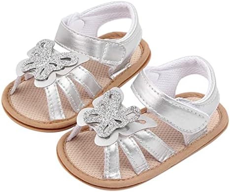 נעלי פעוט נעלי תינוקות בנות תינוקות פותחות נעלי הבוהן הראשונות נעלי נעלי קיץ פעוטות פילט פרפר שטוח