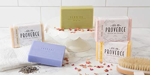 אקס אן פרובנס חמאת שיאה טחונה משולשת סבון צרפתי אומנותי, בר סבון 200 גרם