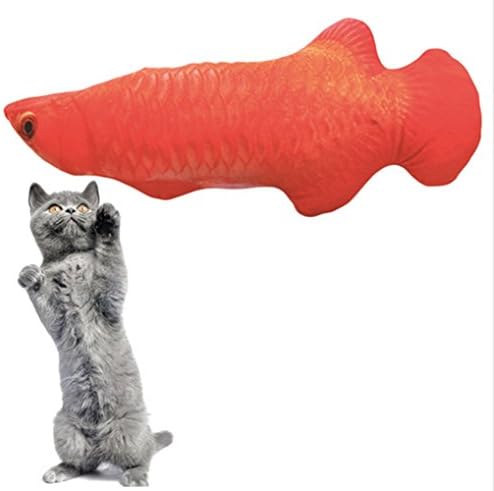 צעצוע חתול דגים מצחיק של Smartrich, כרית הלעיסה האינטראקטיבית