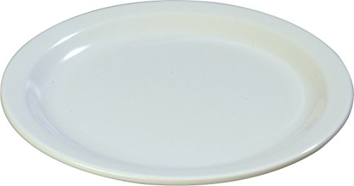 Carlisle FoodService מוצרי 4350102 Dallas Ware Melamine Plate, 8.92 קוטר x 0.80 גובה, לבן
