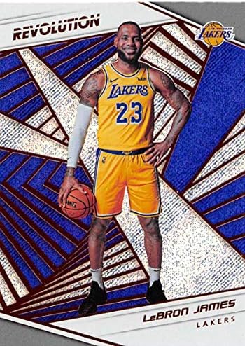 2018-19 מהפכת פאניני 40 לברון ג'יימס לוס אנג'לס לייקרס NBA כרטיס מסחר בכדורסל