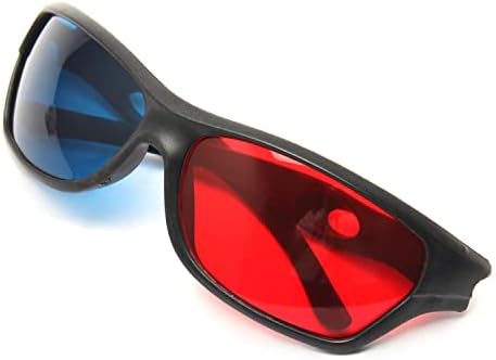 2 חתיכות אדום כחול 3 משקפיים, 3 משקפי משחק הסרט 3 משקפי צפייה עבור מסכי מחשב טלוויזיות מקרנים וכו',