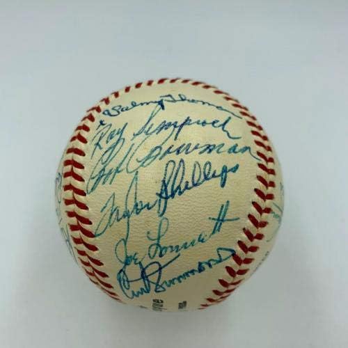 נבחרת פילדלפיה פיליס משנת 1959 חתימה בבייסבול הרשמי של הליגה הלאומית - בייסבול חתימה