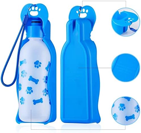 בקבוק מים לכלבים 325 מ ל / 11 עוז 650 מ ל/22 עוז מתקן נייד נסיעות בקבוק מים קערה עבור כלב חתול קטן