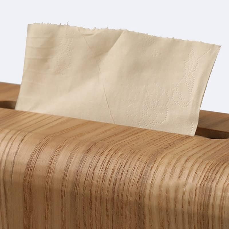 Ylyajy קופסת רקמות סלון קופסת עץ קופסת נייר עץ שולחן שולחן עבודה קופסת אחסון קופסת רקמות מעץ קופסת