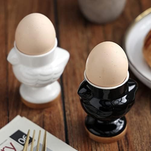 ביצה מחזיק ביצת מחזיק כוס פסחא ביצת דוכן תצוגת קרמיקה ביצים מחזיק תמיכה קשה ביצים ארוחת בוקר שולחן
