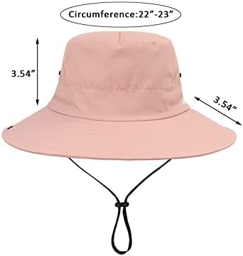 Durio Sun Hat Womens UV הגנה על כובעי קוקו לנשים רחבים שוליים כובע דלי שמש אריז