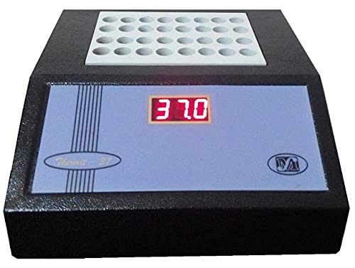 Ajantaexports חממה יבשה דיגיטלית אמבטיה/טמפרטורת בלוק וטיימר 37 עד 100 מעלות C