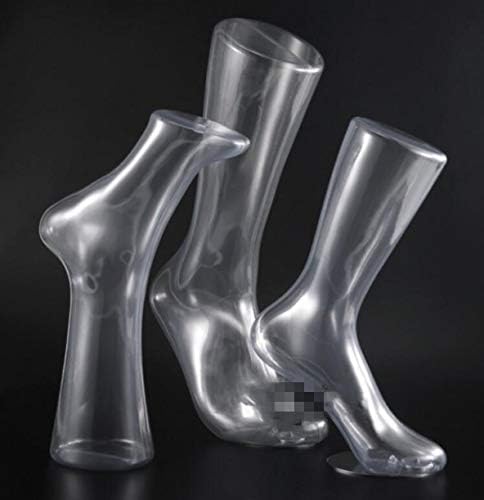 Welliestr 1 pc פלסטיק ברור נשים רגליים נקבות רגל רגל דגם כף רגל נקבה גרב סוקס תצוגה עובש