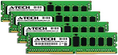 A -Tech 32GB ערכת זיכרון זיכרון זיכרון ל- HP ProLiant ML150 G9 - DDR4 2133MHz PC4-17000 ECC רשום RDIMM 1RX4