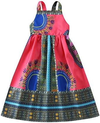 יילוד ילדה שמלות סגנון נסיכת ילדים מסורתי שמלת שמלות אנקרה 16 אפריקאי פעוט בנות ללא משענת כתפיות