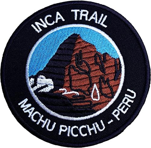 INCA TRAIL MACHU PICCHU PERU ברזל על תיקון / תג טרקים רקום 3.5 אינץ '