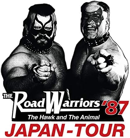 Mens Unisex Road Warriors Road Road Warriors '87 HQ Wrestling Tee חולצה