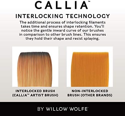 אמנית המדיה המעורבת של CALLIA צבע מברשת זווית זווית זווית