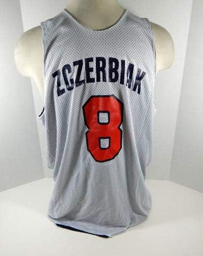 2000 קבוצה ארהב כדורסל וולי zzzzerbiak 8 הונחה ג'רזי תרגול כחול 238 - משחק NBA בשימוש