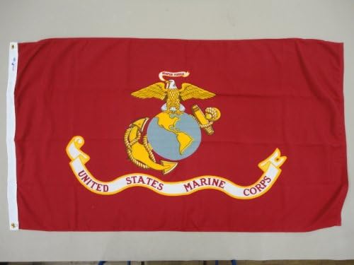 עמק Forge Forge Marine Corps Flag 3x5 רגל Spectrapro poly