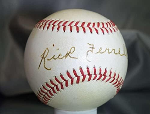 ריק פרל JSA מוסמך בליגה האמריקאית בייסבול בייסבול אותנטי חתום - כדורי חתימה