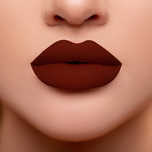 קלרה קוסמטיקה נשיקה הוכחת שפתון 14 שוקולד פיתוי קלאסי מודגש נוזל מט שפתון לאורך זמן מלא צבע פיגמנט