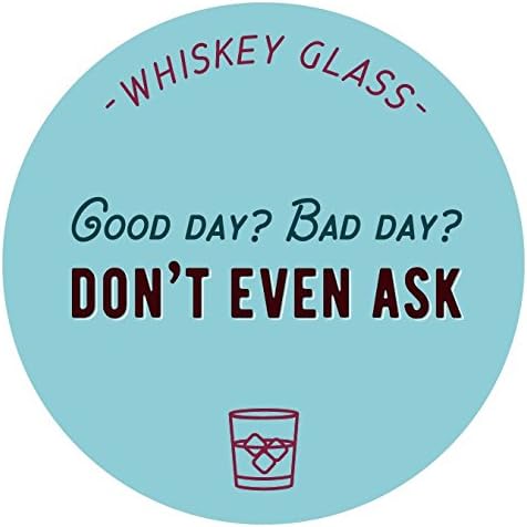 מצחיק ויסקי ויסקי זכוכית, ייחודי מיושן משקאות זכוכית כוס עם טקסט למבוגרים גברים ונשים