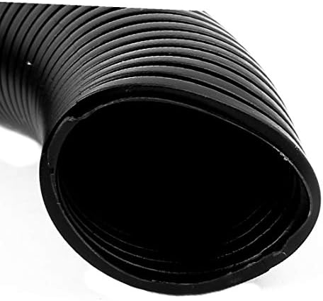 חדש LON0167 שחור 42 ממ x 35 ממ צינור צינור גליית צינור מפוח מגן צינור אורך 1.45 מ '(Schwarzes 42 ממ