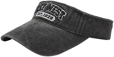 כובע מגן שמש לנשים גברים רקמה ריקה עליונה כובע סנאפבק אימון כובעי הגנה מפני שמש מתכווננת
