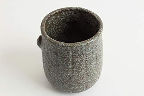 כלי מינו כלי חרס יפניים יונומי כוס תה צ'וואן ינשוף ינשוף אבן מורם פחם יפן CPY001