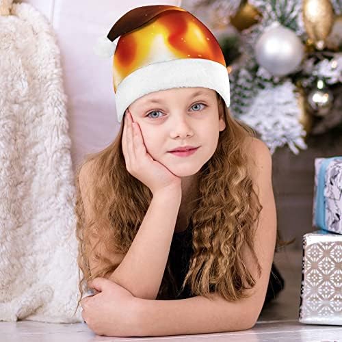 שריפת להבת אש מצחיק חג המולד כובע יוניסקס סנטה כובע חם חג המולד כפת כובעי למבוגרים ילד