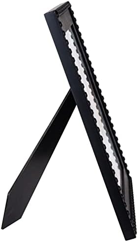 Malden International עיצובים 8x10 חרוז שחור עם מסגרת תמונה של מחצלת עץ MDF מסגרת תמונה סטנדרטית מעץ, שחור,