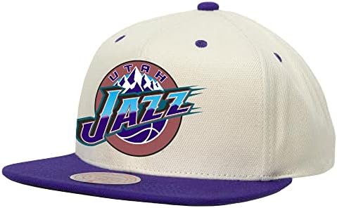 מיטשל ונס יוטה ג'אז NBA מפרש 2 טון כובע סנאפבק קלאסי קלאסי