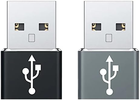 USB-C נקבה ל- USB מתאם מהיר זכר התואם ל- Dell XPS 13 L321 עבור מטען, סנכרון, מכשירי OTG כמו מקלדת, עכבר,