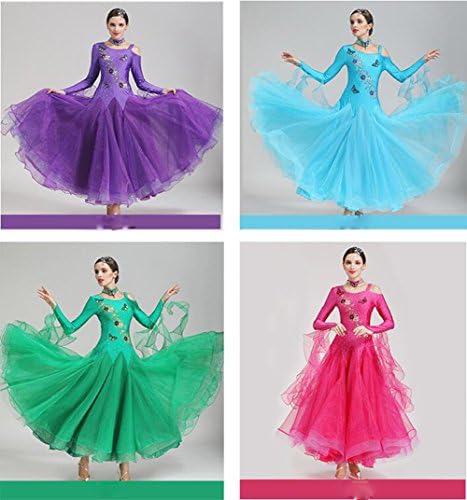שמלת תחרות ריקוד לנשים של נקוקו שמלת תחרות ריקוד מודרנית שמלת ביצועים