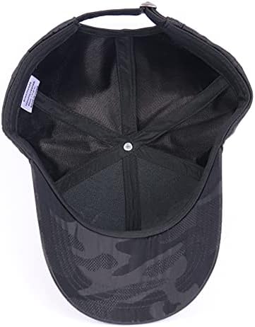 גדול הסוואה בייסבול כובע, צבאי הסוואה כובע לראשים גדולים 22 -25.5, מתכוונן מובנה טקטי כובע