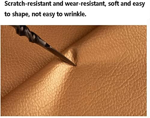 דפוס ליצ 'י בד דמוי עור אדסווין רחב 55 אינץ' חומר להגנה על הסביבה עמיד למים ועמיד לריפוד, ספה וכיסאות, ייצור תיקים