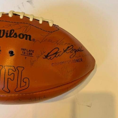 1986 קבוצת גרין ביי פקרס חתמה על הכדורגל של וילסון NFL 49 SIGS JSA COA - כדורגל חתימה