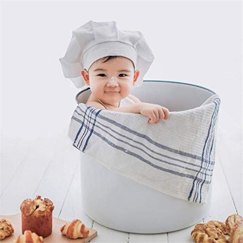 בית תינוק לבן שף תלבושות יילוד צילום נכס תינוק אחיד תלבושות תמונה אבזרי תלבושות כובע סינר מאפיית שף