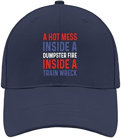 כובעים עבור כובע בייסבול בייסבול כובע בייסבול מתכוונן, הרפובליקנים מכסים בלגן חם בתוך אשפה אש