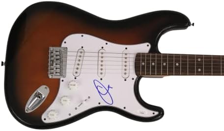 אוזונה חתמה על חתימה בגודל מלא פנדר סטראטוקסטר גיטרה חשמלית עם ג 'יימס ספנס ג' יי. אס. איי אימות