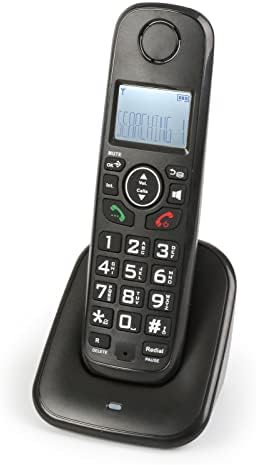 Sangyn Dect 6.0 טלפונים ביתיים אלחוטיים עם מזהה מתקשר, שאילתת מספר, רינגטון מתכוונן טלפונים ניידים ניידים לטלפונים