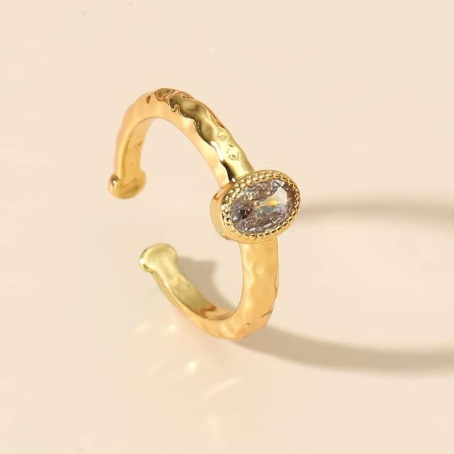 קולסו זהב/כסף צבע טבעות לנשים אופנה נחושת ארוך בר טבעת נשים המפלגה טבעות פשוט תכשיטי יום הולדת-61961