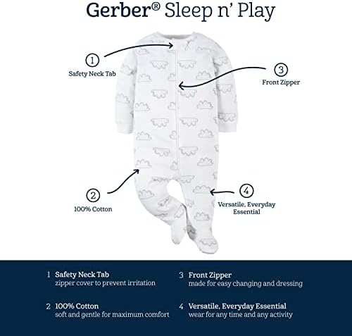 גרבר בייבי 2 חבילות שינה ומשחק