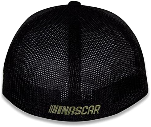 משובץ דגל ספורט נאסקר 2023 למבוגרים מצויד כובע-מתכוונן רכב מירוץ רשת בייסבול כובע