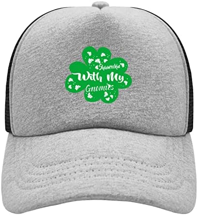 GTRES כובע בייסבול גברים ST PATRICKS DAY CAP כובעי משאיות נשים SNAPBACK SHAMROCKINN עם המשאית הגולף הנושמת שלי