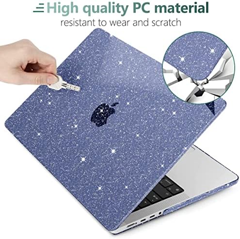 Dongke תואם ל- MacBook Pro 14 אינץ 'מארז 2023 2022 2021 M2 A2779 M1 A244 2 Pro/Max, מעטפת קשה מפלסטיק